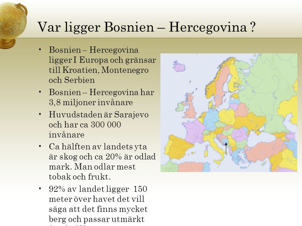 Var ligger Bosnien – Hercegovina