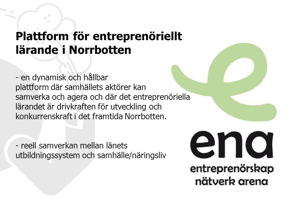 Plattform för entreprenöriellt lärande i Norrbotten