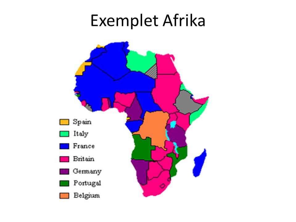 Exemplet Afrika