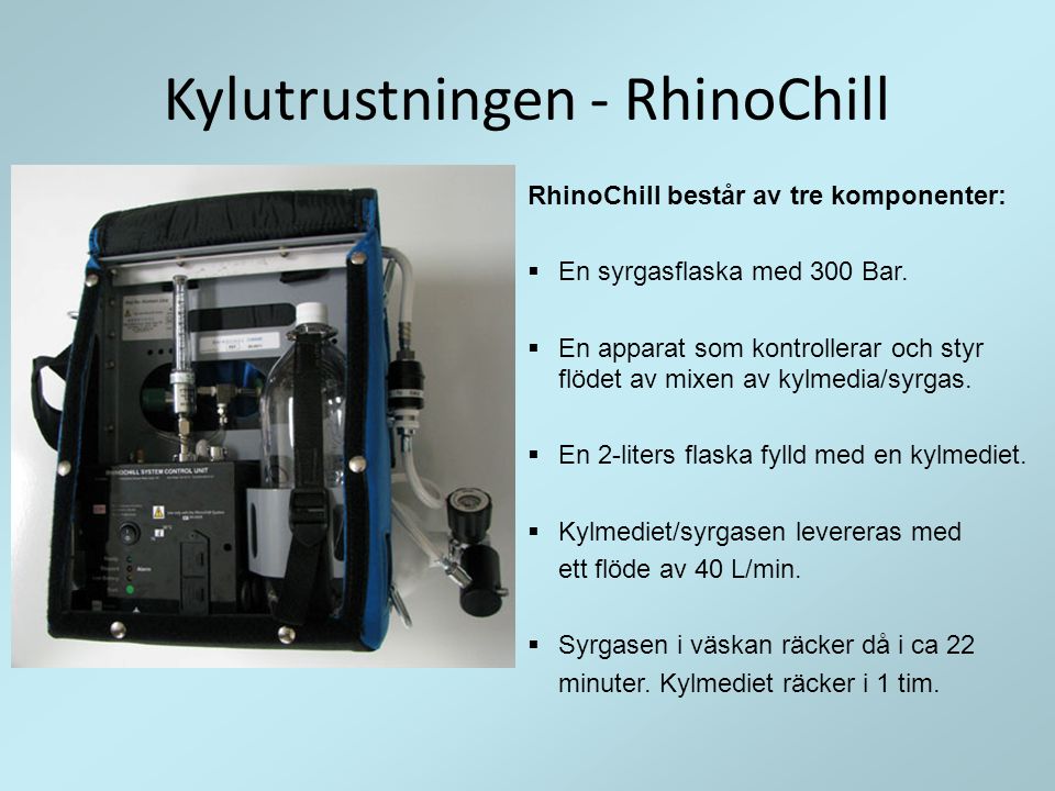 Kylutrustningen - RhinoChill
