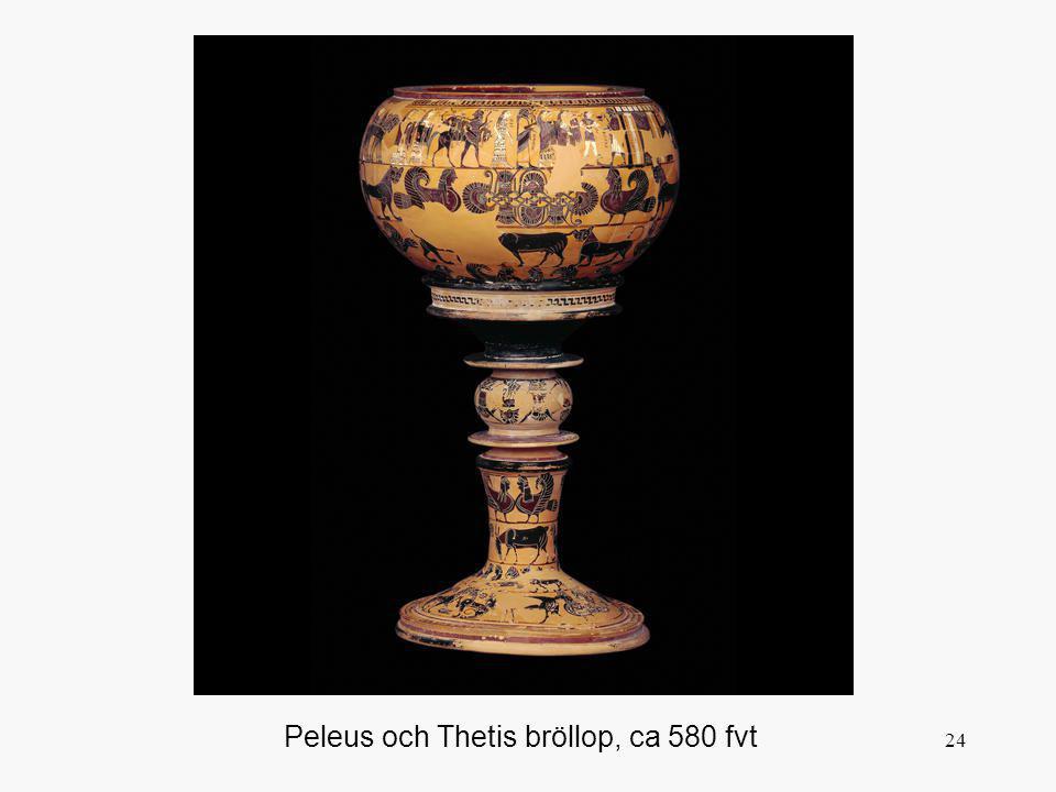 Peleus och Thetis bröllop, ca 580 fvt