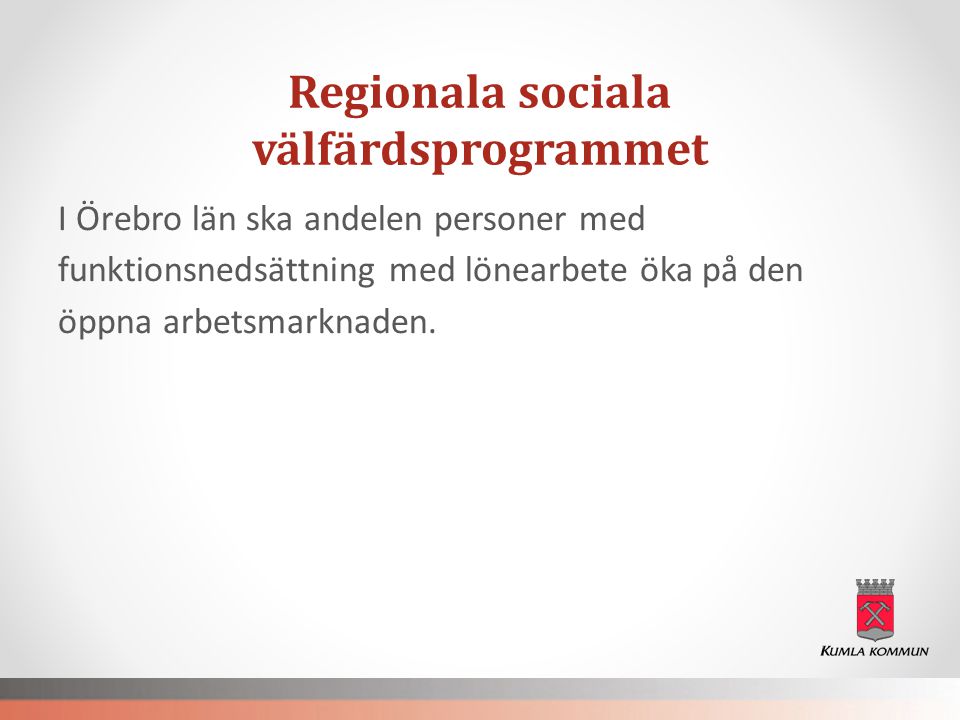 Regionala sociala välfärdsprogrammet