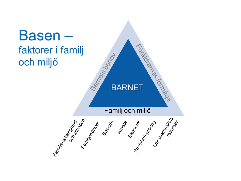 Basen – faktorer i familj och miljö