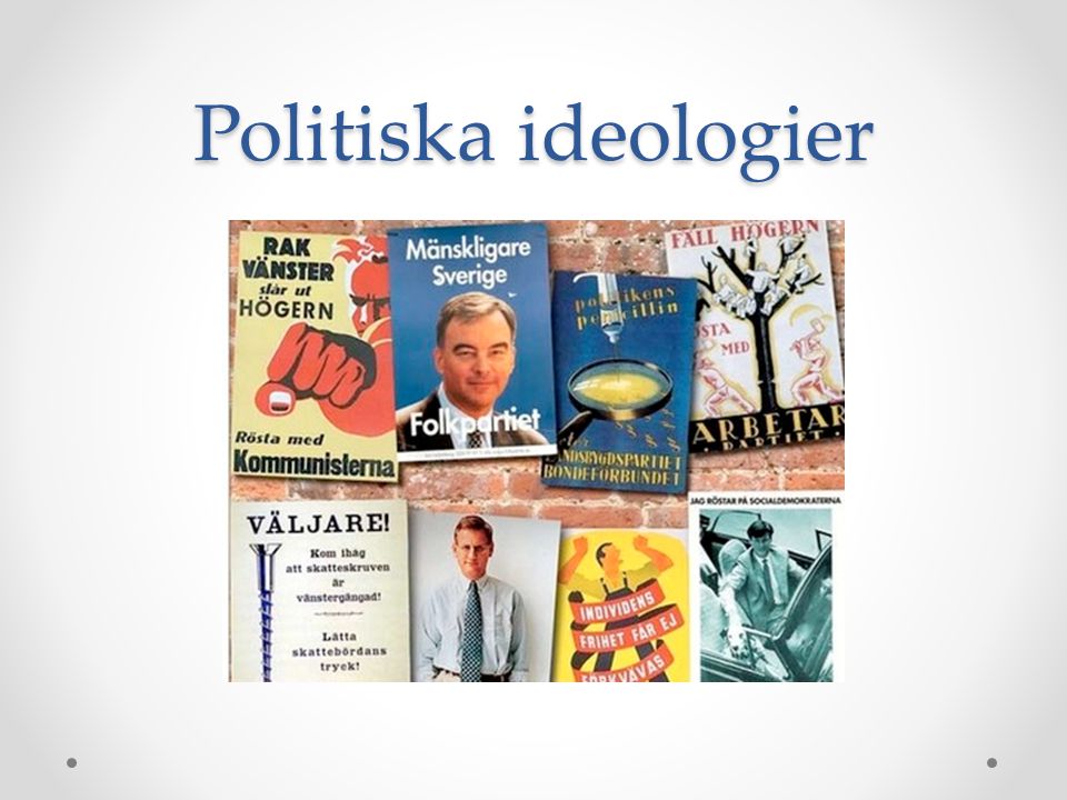 Politiska ideologier