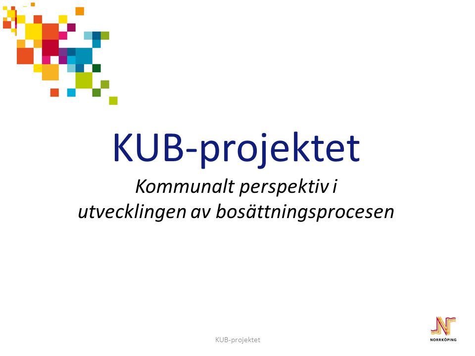 KUB-projektet och koppling till informationsverige.se