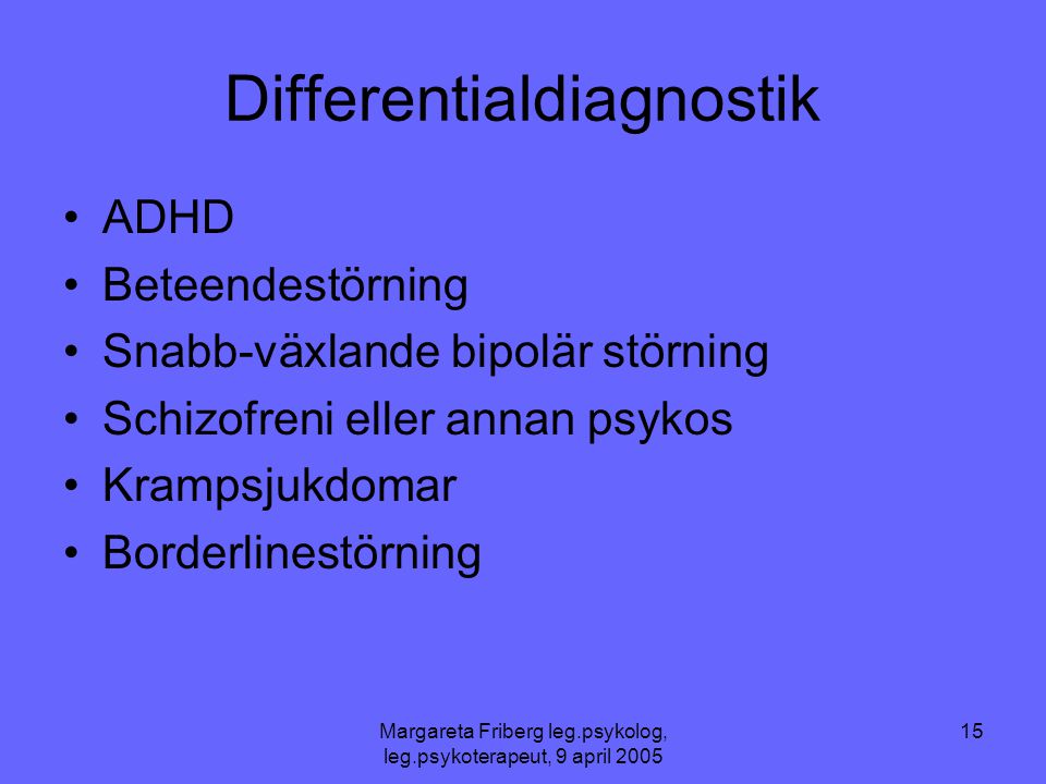 Differentialdiagnostik