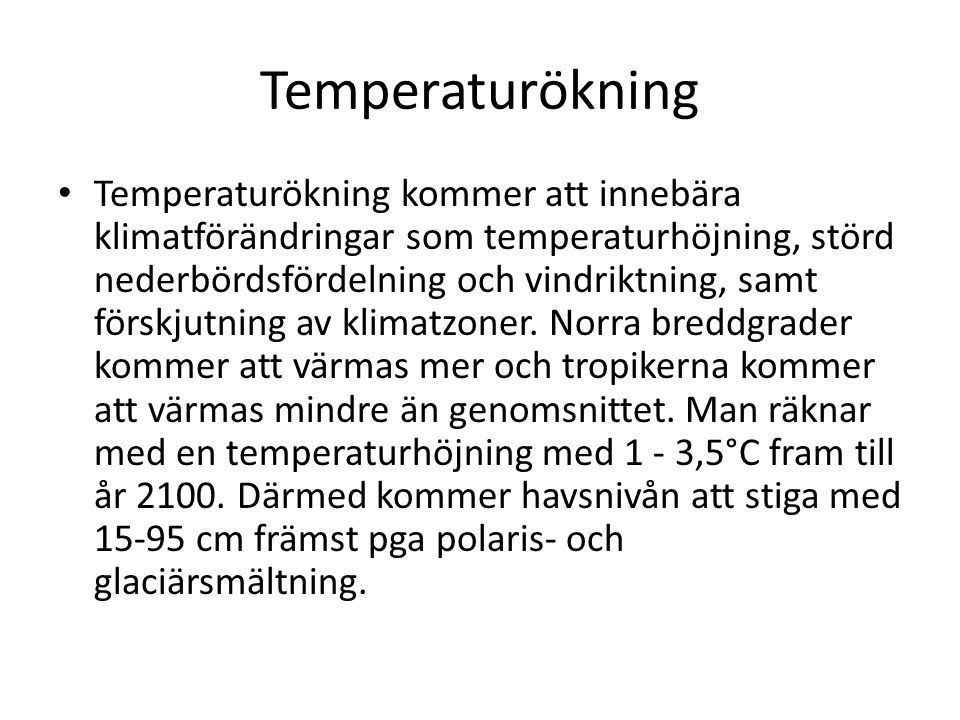 Temperaturökning