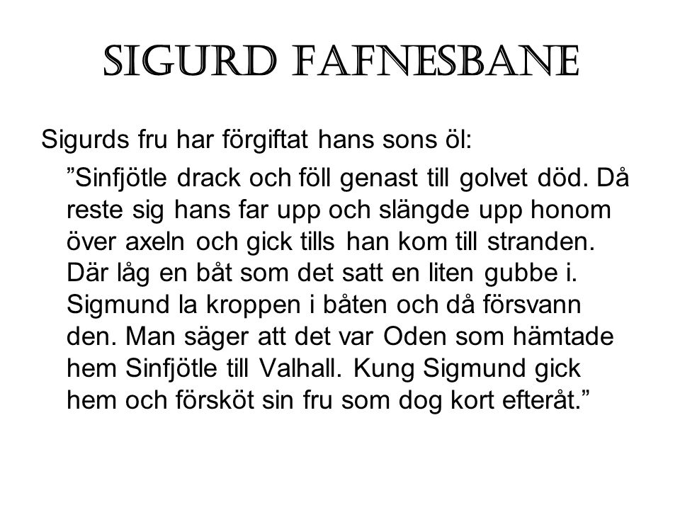 Sigurd Fafnesbane