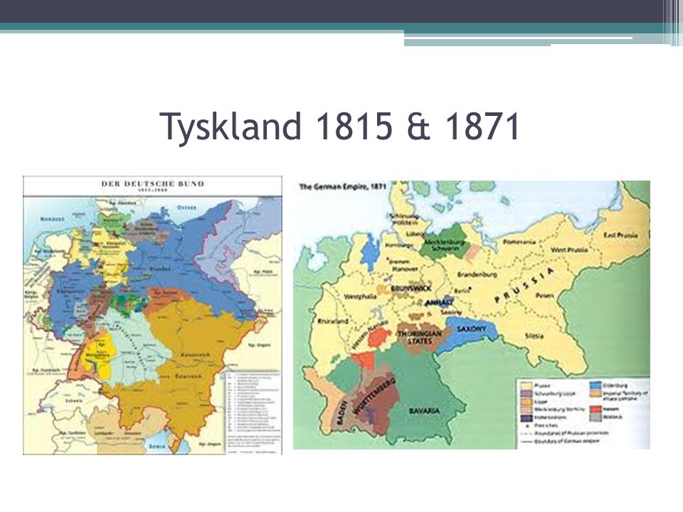 Tyskland 1815 & 1871