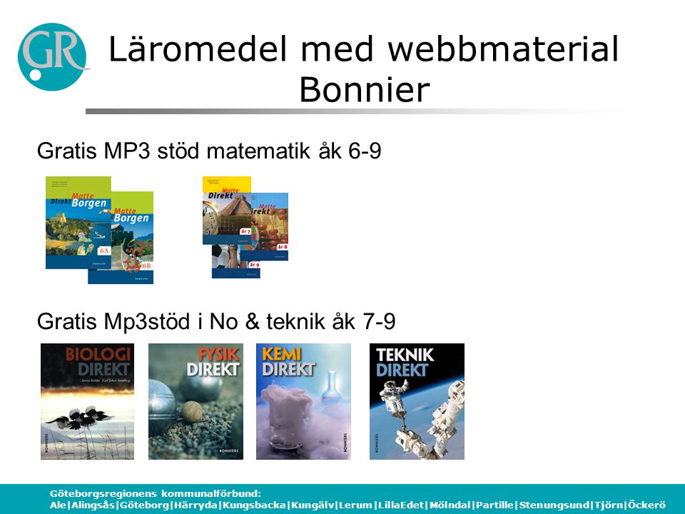 Läromedel med webbmaterial Bonnier