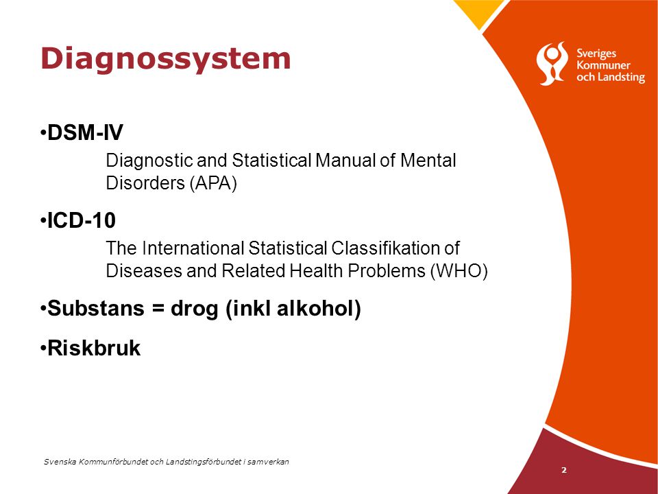 Diagnossystem DSM-IV Diagnostic and Statistical Manual of Mental Disorders (APA)