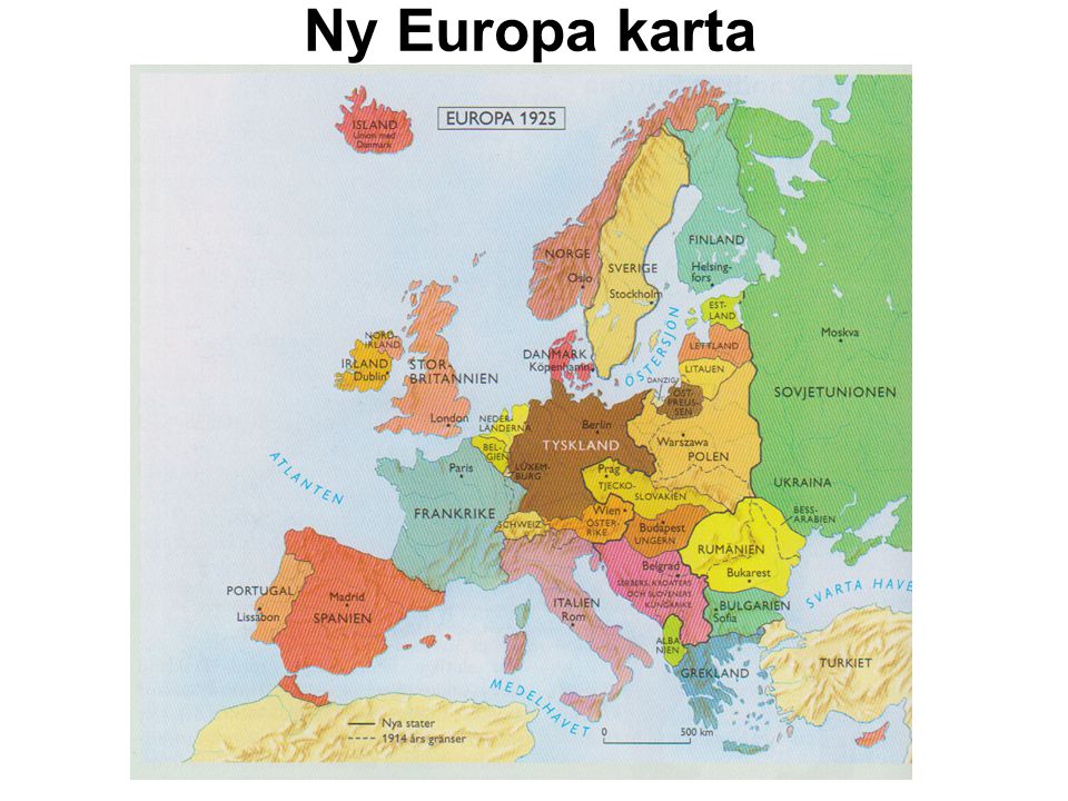 Ny Europa karta