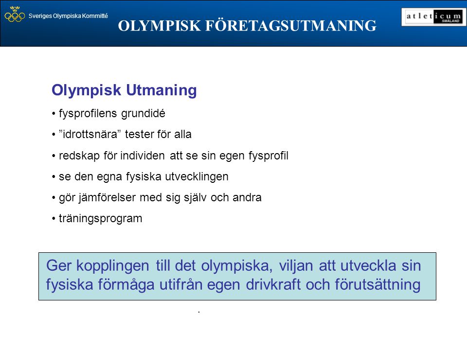 OLYMPISK FÖRETAGSUTMANING