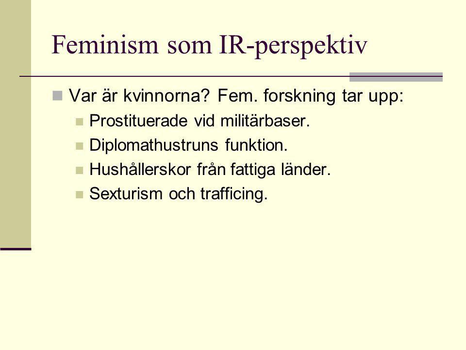 Feminism som IR-perspektiv