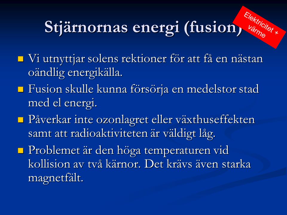 Stjärnornas energi (fusion)