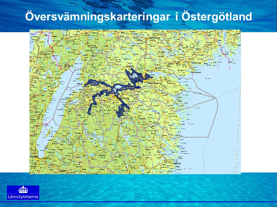 Översvämningskarteringar i Östergötland