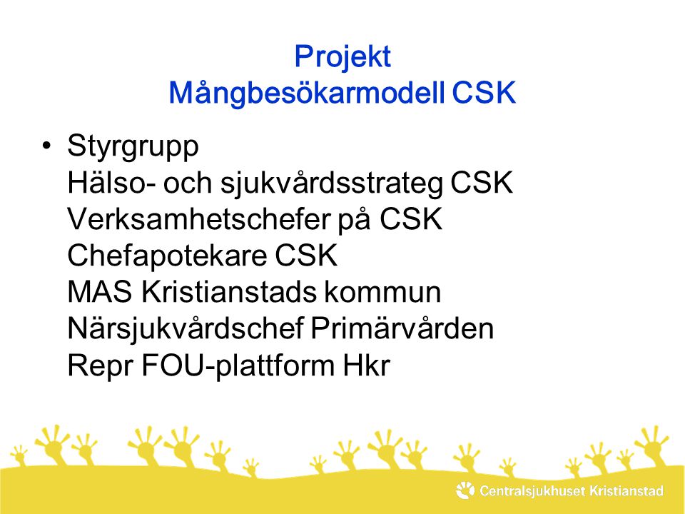 Projekt Mångbesökarmodell CSK