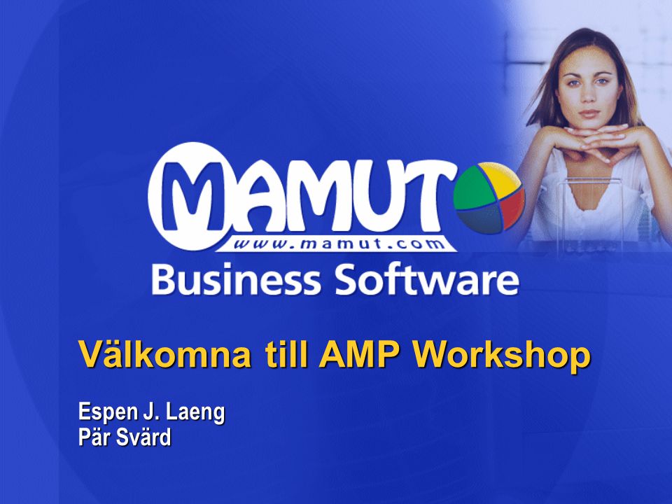 Välkomna till AMP Workshop