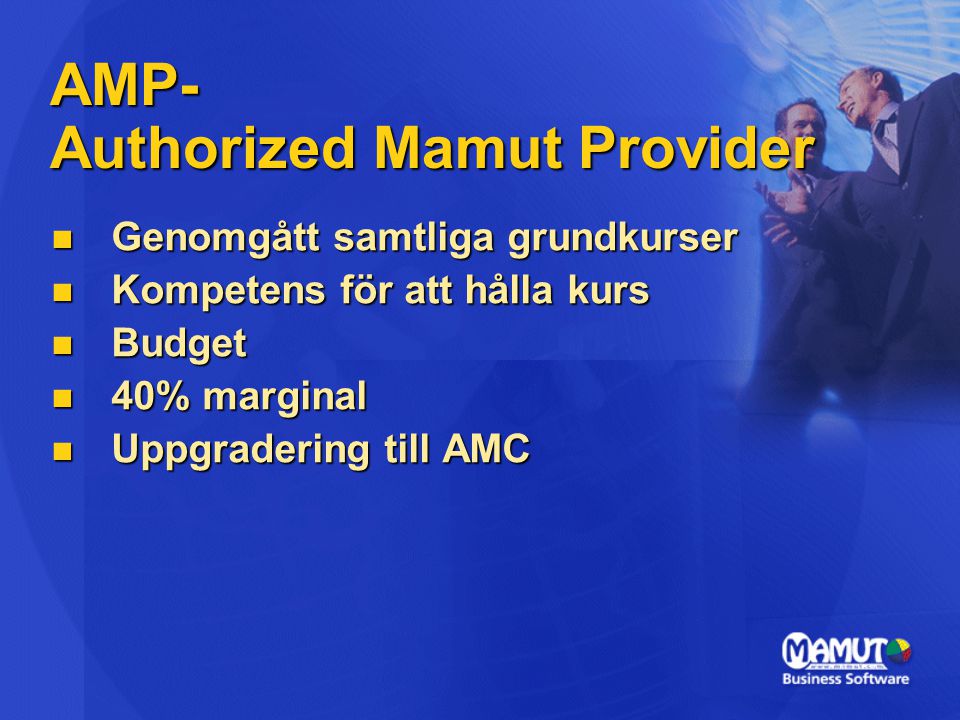 AMP- Authorized Mamut Provider