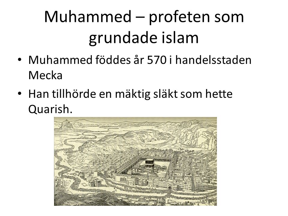 Muhammed – profeten som grundade islam