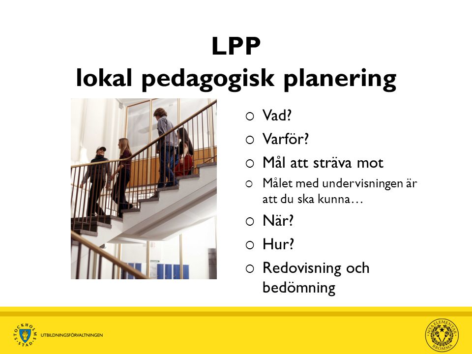 lokal pedagogisk planering