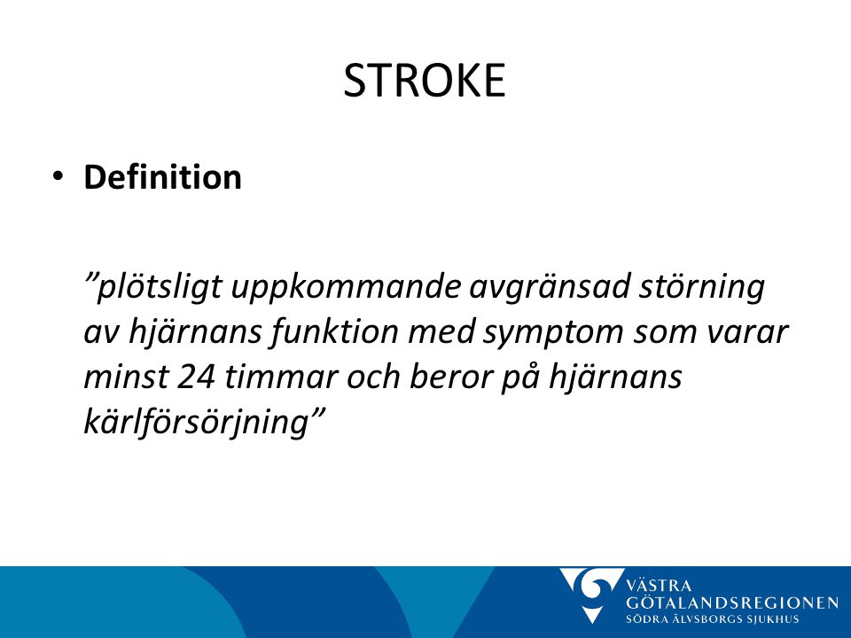 STROKE Definition.