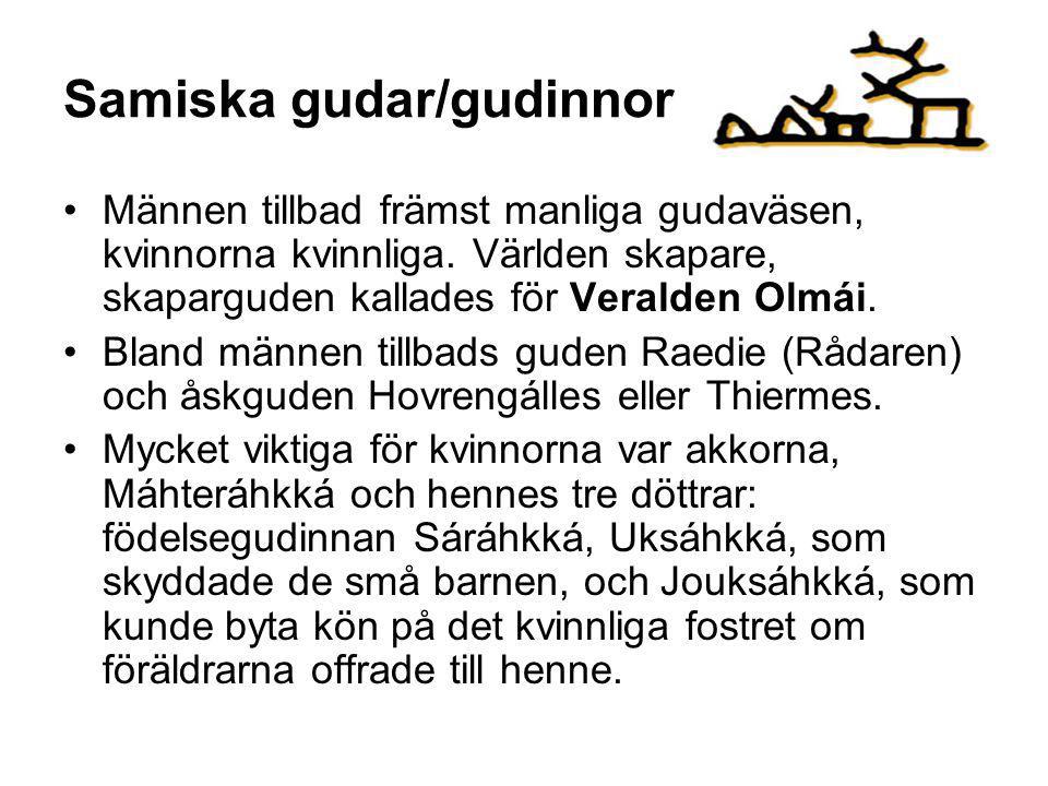 Samiska gudar/gudinnor