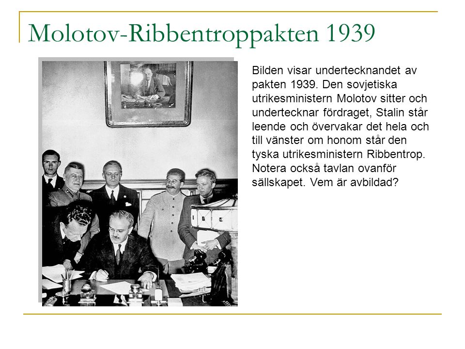 Molotov-Ribbentroppakten 1939
