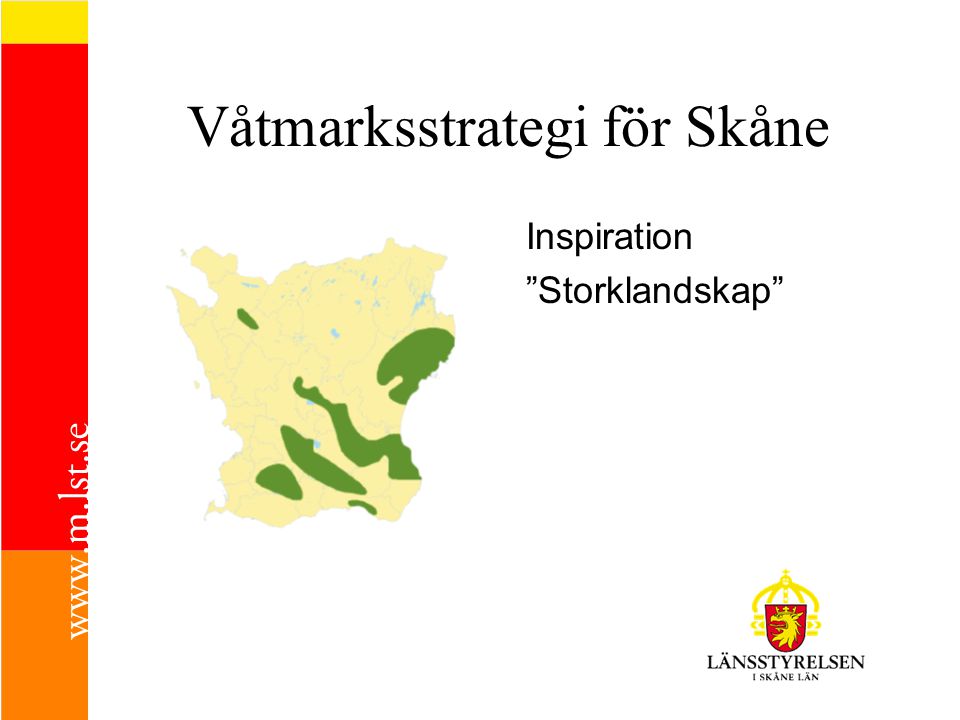 Våtmarksstrategi för Skåne