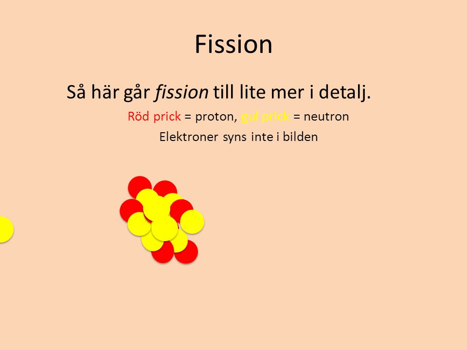 Fission Så här går fission till lite mer i detalj.
