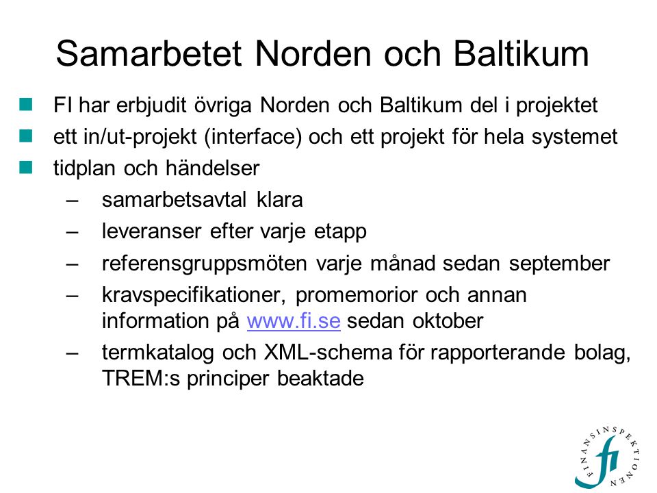 Samarbetet Norden och Baltikum