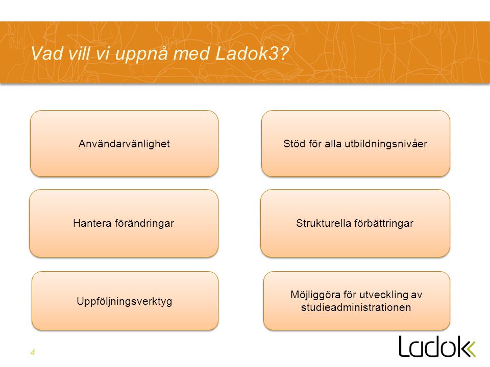 Vad vill vi uppnå med Ladok3