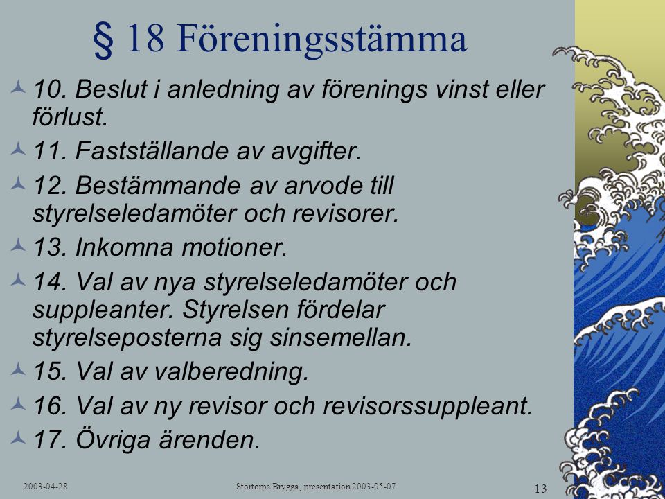 Stortorps Brygga, presentation