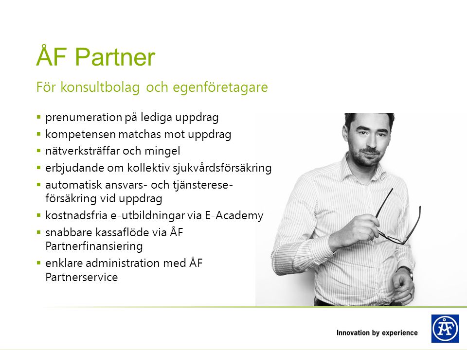 ÅF Partner För konsultbolag och egenföretagare