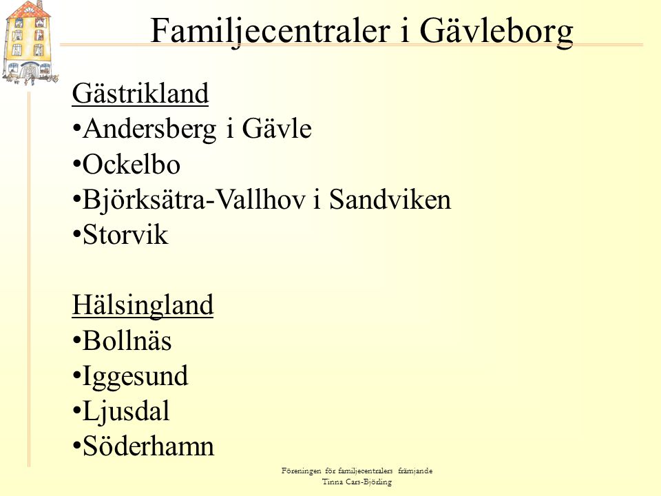 Familjecentraler i Gävleborg