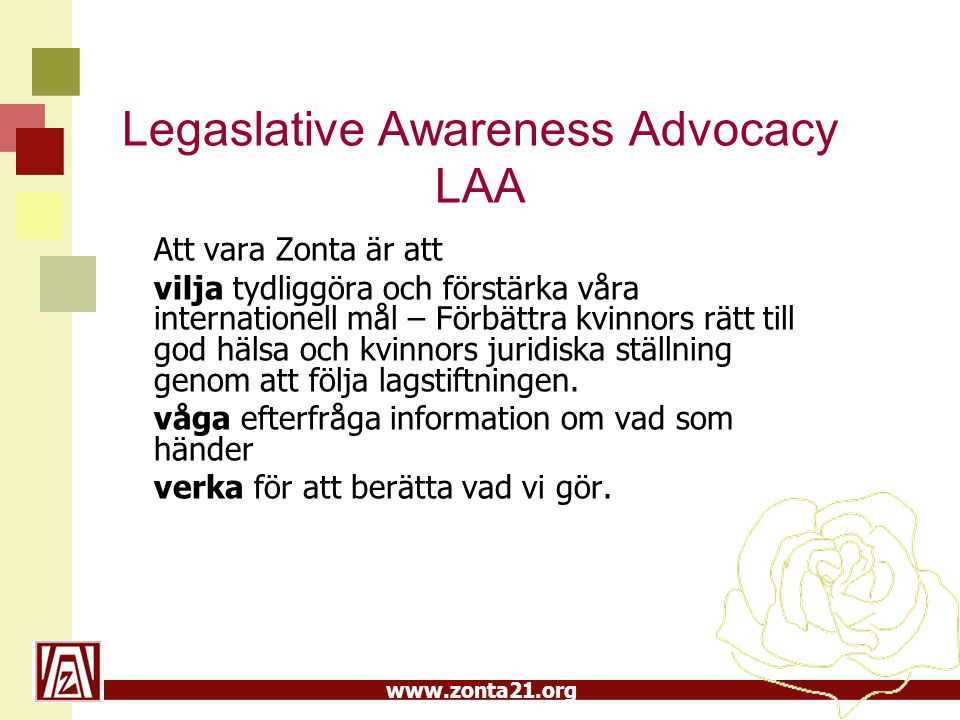 Legaslative Awareness Advocacy LAA