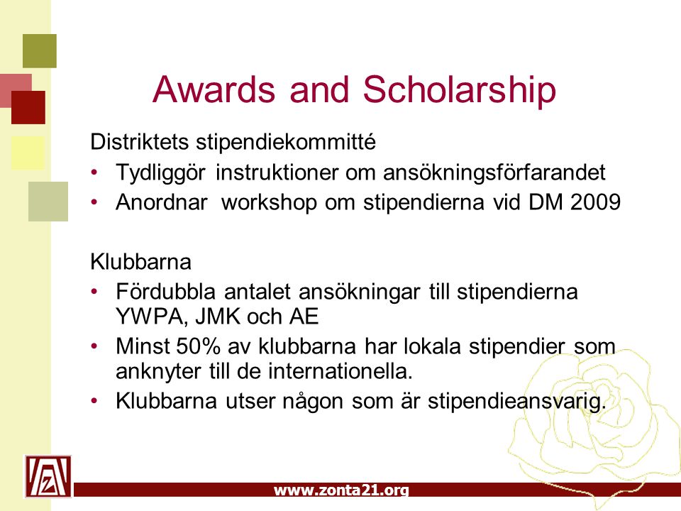 Awards and Scholarship