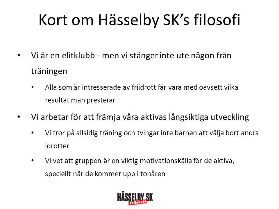 Kort om Hässelby SK’s filosofi