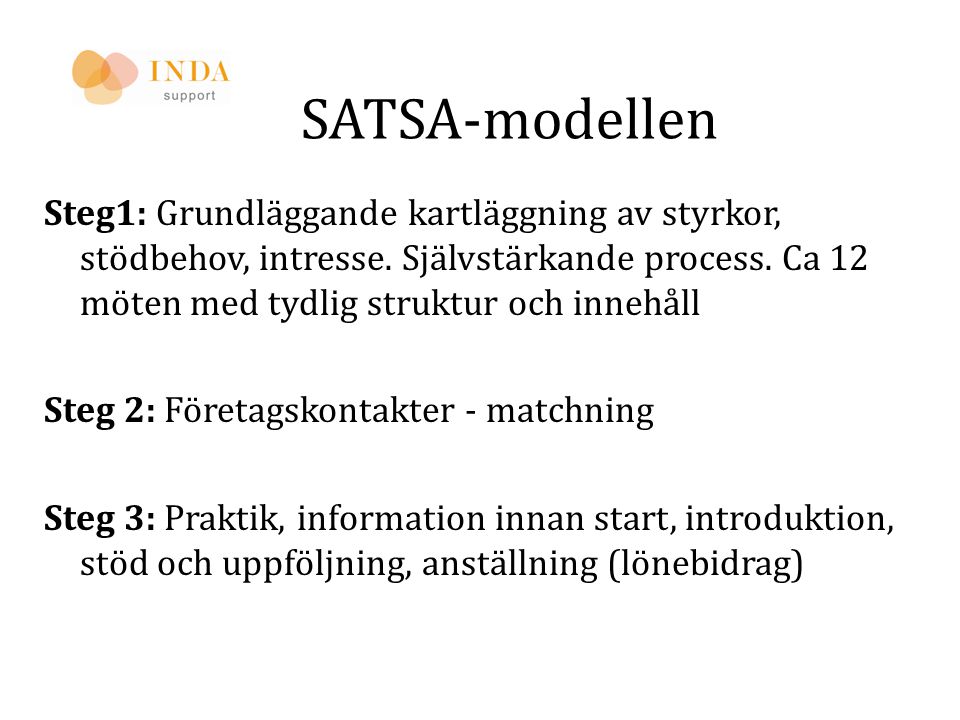 SATSA-modellen