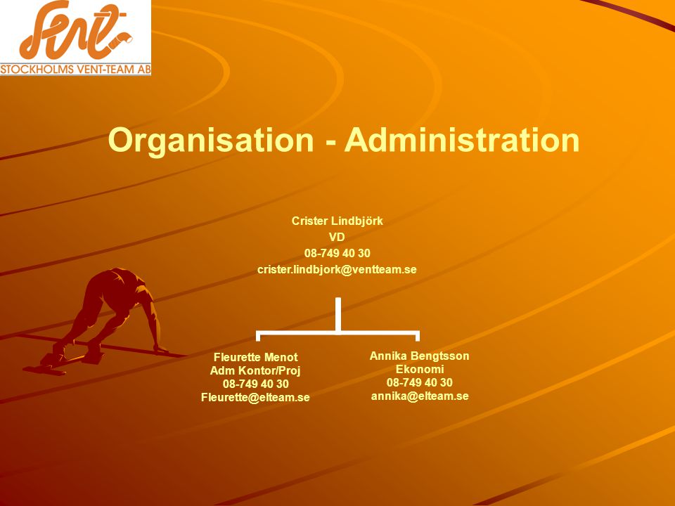 Organisation - Administration