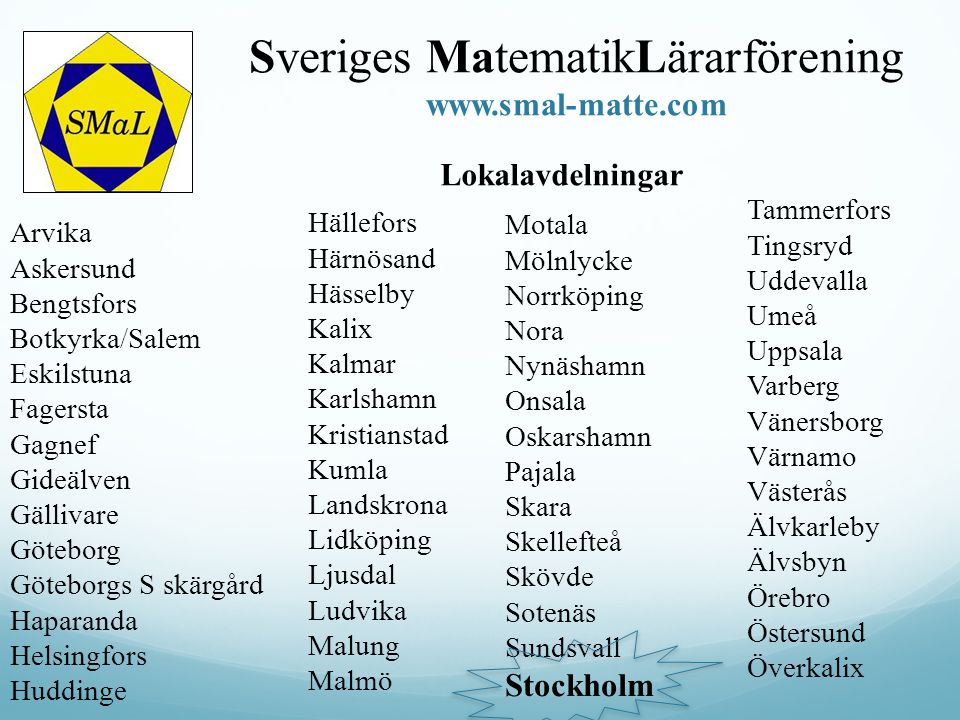 Sveriges MatematikLärarförening