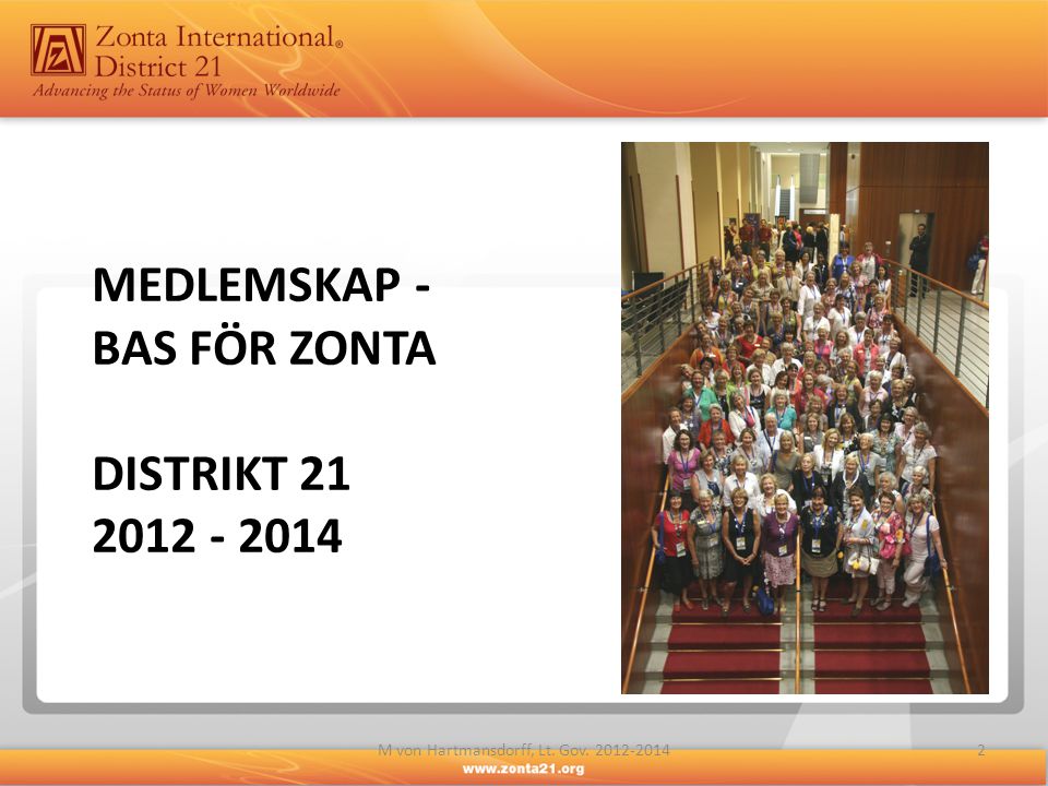 Medlemskap - Bas för Zonta Distrikt
