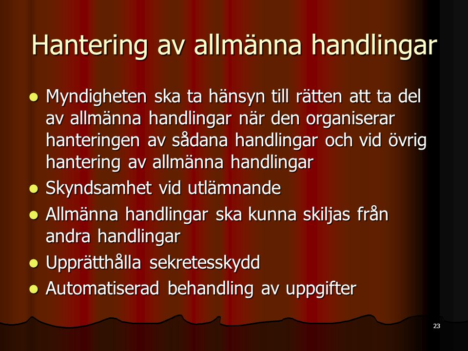 Om Offentlighet Och Sekretess - Ppt Ladda Ner