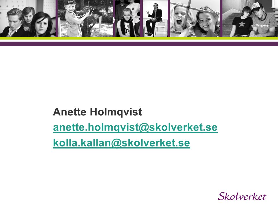 OH-mallen Anette Holmqvist