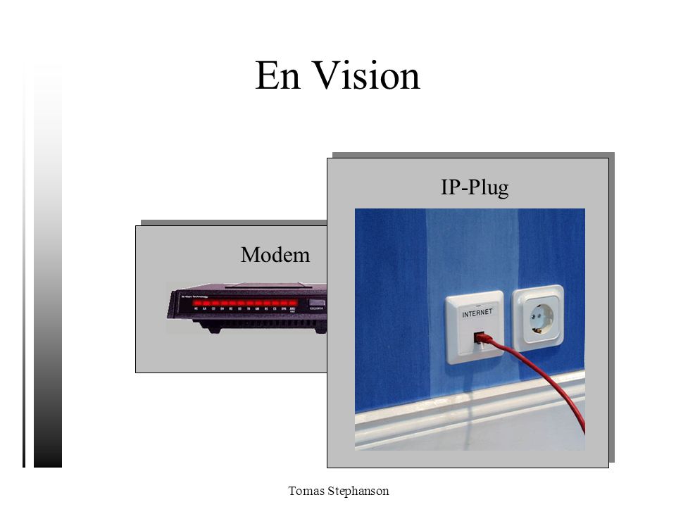 En Vision IP-Plug Modem Tomas Stephanson