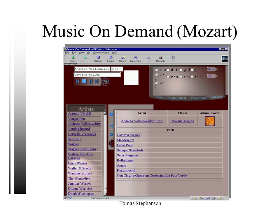 Music On Demand (Mozart)
