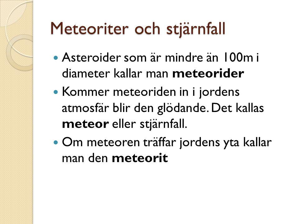 Meteoriter och stjärnfall