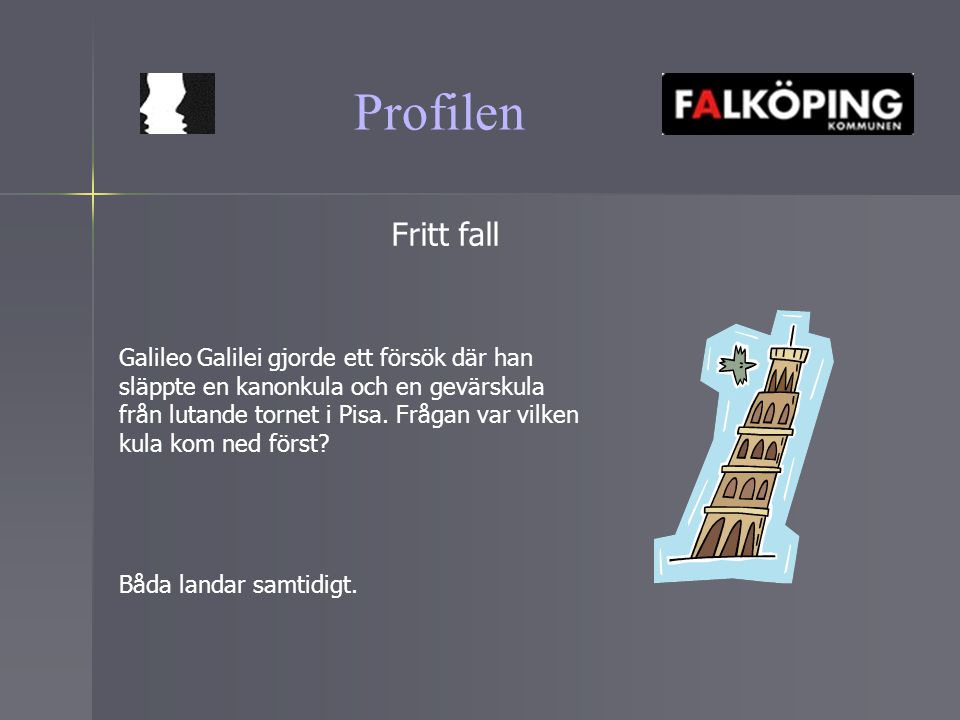 Profilen Fritt fall.