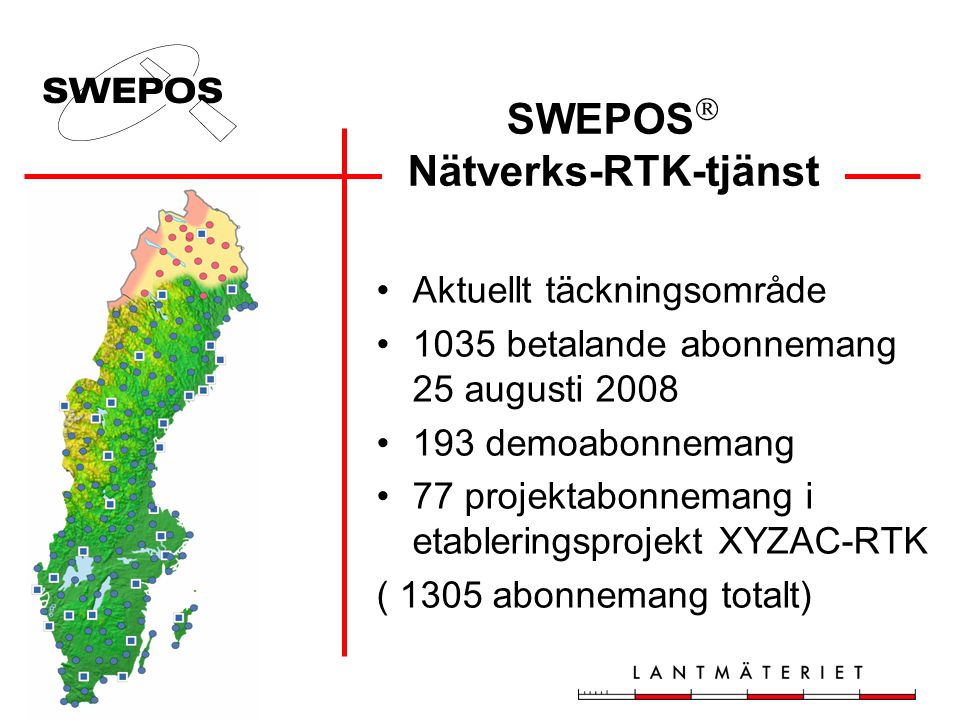 SWEPOS Nätverks-RTK-tjänst