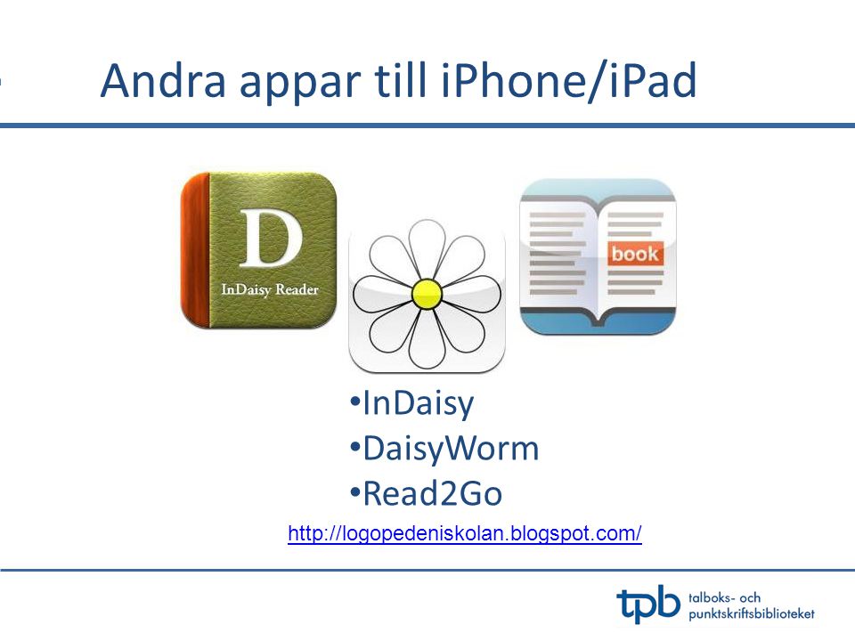 Andra appar till iPhone/iPad